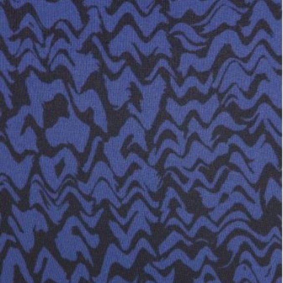 NEW Live In High Waist Ankle Performance Leggings Blue Twilight Wave Print Small - Picture 8 of 10